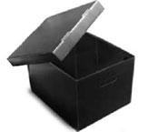 Contenedores tipo C de polipropileno para emergencias o lugares con problemas de humedad, o fotografías