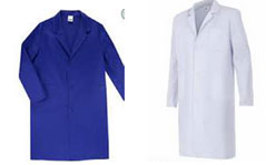 Batas largas de algodón